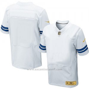 Camiseta Dallas Cowboys Blanco Nike Gold Elite NFL Hombre