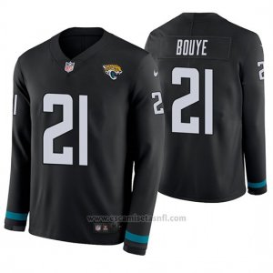Camiseta NFL Hombre Jacksonville Jaguars Aj Bouye Negro Therma Manga Larga