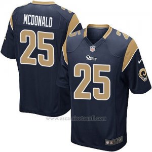 Camiseta Los Angeles Rams Mcdonald Negro Nike Game NFL Nino