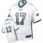 Camiseta NFL Limited Hombre Philadelphia Eagles 17 Alshon Jeffery Blanco Stitched Drift Fashion
