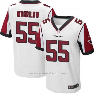 Camiseta Atlanta Falcons Worrilow Blanco Nike Elite NFL Hombre