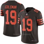 Camiseta Cleveland Browns Coleman Negro Nike Legend NFL Hombre 2