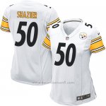Camiseta Pittsburgh Steelers Shazier Blanco Nike Game NFL Mujer