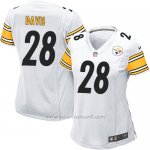 Camiseta Pittsburgh Steelers Davis Blanco Nike Game NFL Mujer