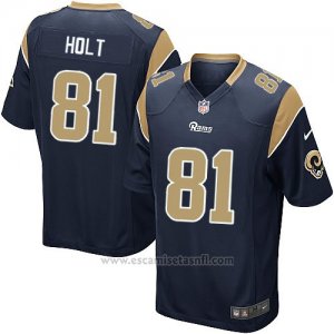 Camiseta Los Angeles Rams Holt Negro Nike Game NFL Nino