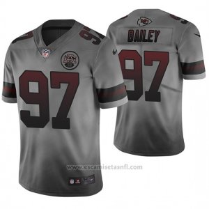 Camiseta NFL Kansas City Chiefs Allen Bailey Ciudad Gris