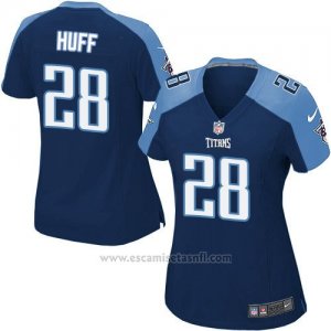 Camiseta Tennessee Titans Huff Azul Oscuro Nike Game NFL Mujer