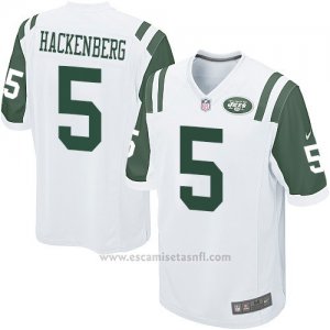 Camiseta New York Jets Hackenberg Blanco Nike Game NFL Hombre