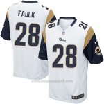 Camiseta Los Angeles Rams Faulk Blanco Nike Game NFL Hombre