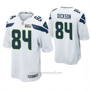 Camiseta NFL Game Hombre Seattle Seahawks Ed Dickson Pga Patch Blanco
