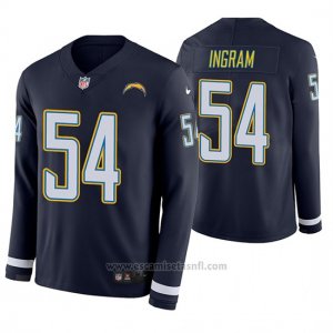 Camiseta NFL Hombre San Diego Chargers Melvin Ingram Azul Therma Manga Larga