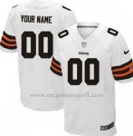 Camisetas NFL Elite Cleveland Browns Personalizada Blanco