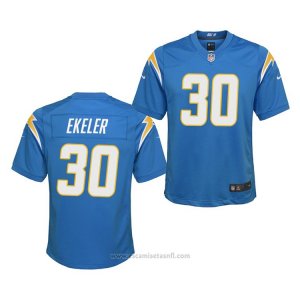 Camiseta NFL Game Nino Los Angeles Chargers Austin Ekeler 2020 Azul