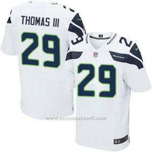 Camiseta Seattle Seahawks Thomas Iii Blanco Nike Elite NFL Hombre