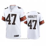 Camiseta NFL Game Cleveland Browns Charley Hughlett 2020 Blanco