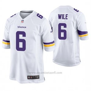 Camiseta NFL Game Hombre Minnesota Vikings Matt Wile Blanco