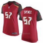 Camiseta Tampa Bay Buccaneers Spence Rojo Nike Game NFL Mujer2