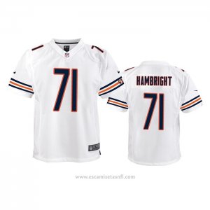 Camiseta NFL Game Nino Chicago Bears Arlington Hambright Blanco