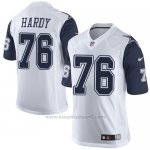 Camiseta Dallas Cowboys Hardy Blanco y Profundo Azul Nike Elite NFL Hombre