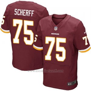 Camiseta Washington Redskins Scherff Rojo Nike Elite NFL Hombre