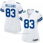 Camiseta Dallas Cowboys Williams Blanco Nike Game NFL Mujer