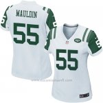 Camiseta New York Jets Mauldin Blanco Nike Game NFL Mujer