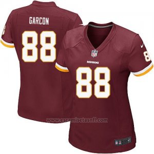 Camiseta Washington Redskins Garcon Rojo Nike Game NFL Marron Mujer