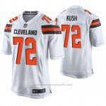 Camiseta NFL Game Hombre Cleveland Browns Eric Kush Blanco