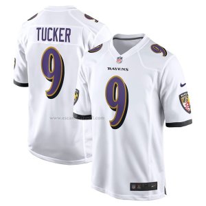 Camiseta NFL Game Baltimore Ravens Justin Tucker Blanco