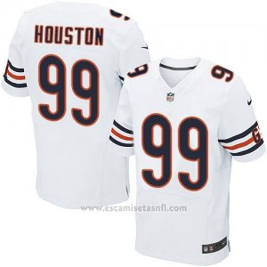 Camiseta Chicago Bears Houston Blanco Nike Elite NFL Hombre