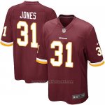 Camiseta Washington Redskins Jones Rojo Nike Game NFL Marron Nino