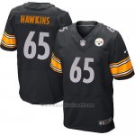 Camiseta Pittsburgh Steelers Hawkins Negro 2016 Nike Elite NFL Hombre