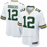 Camiseta Green Bay Packers Rodgers Blanco Nike Game NFL Hombre2