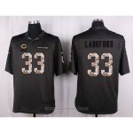 Camiseta Chicago Bears Langford Apagado Gris Nike Anthracite Salute To Service NFL Hombre