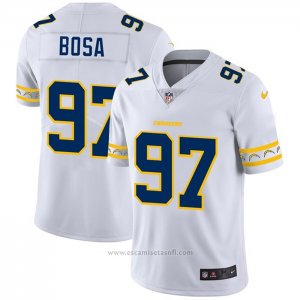 Camiseta NFL Limited Los Angeles Chargers Bosa Team Logo Fashion Blanco