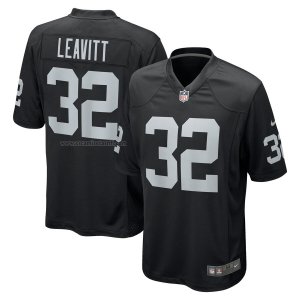 Camiseta NFL Game Las Vegas Raiders Dallin Leavitt Negro