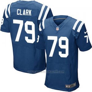 Camiseta Indianapolis Colts Clark Azul Nike Elite NFL Hombre