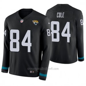 Camiseta NFL Hombre Jacksonville Jaguars Keelan Cole Negro Therma Manga Larga