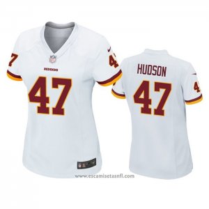 Camiseta NFL Game Mujer Washington Redskins Khaleke Hudson Blanco