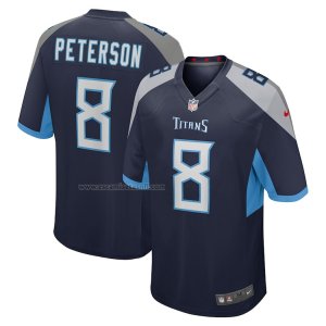 Camiseta NFL Game Tennessee Titans Adrian Peterson Azul