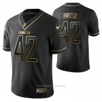Camiseta NFL Limited Los Angeles Chargers Uchenna Nwosu Golden Edition Negro