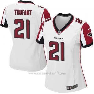 Camiseta Atlanta Falcons Trufant Blanco Nike Game NFL Mujer
