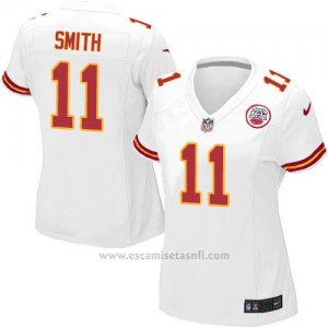 Camiseta Kansas City Chiefs Smith Blanco Nike Game NFL Mujer