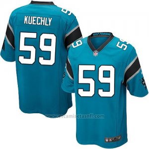Camiseta Carolina Panthers Kuechly Lago Azul Nike Game NFL Nino
