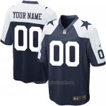 Camisetas NFL Limited Nino Dallas Cowboys Personalizada Azul Blanco