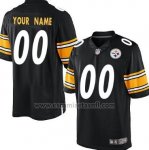 Camisetas NFL Limited Hombre Pittsburgh Steelers Personalizada Negro