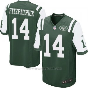 Camiseta New York Jets Fitzpatrick Verde Nike Game NFL Hombre