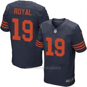 Camiseta Chicago Bears Royal Apagado Azul Nike Elite NFL Hombre