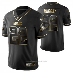 Camiseta NFL Limited Cleveland Browns Eric Murray Golden Edition Negro