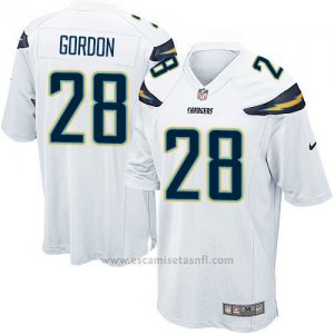 Camiseta San Diego Chargers Gordon Blanco Nike Game NFL Nino